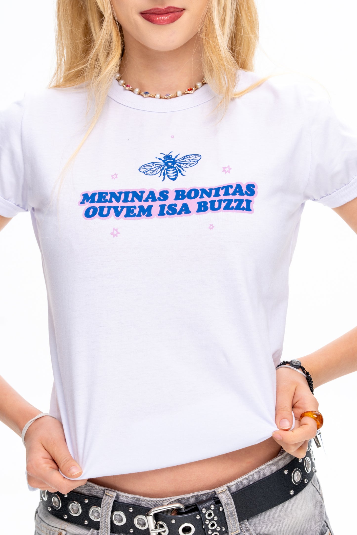 Camiseta Babylook “Meninas Bonitas” - Isa Buzzi