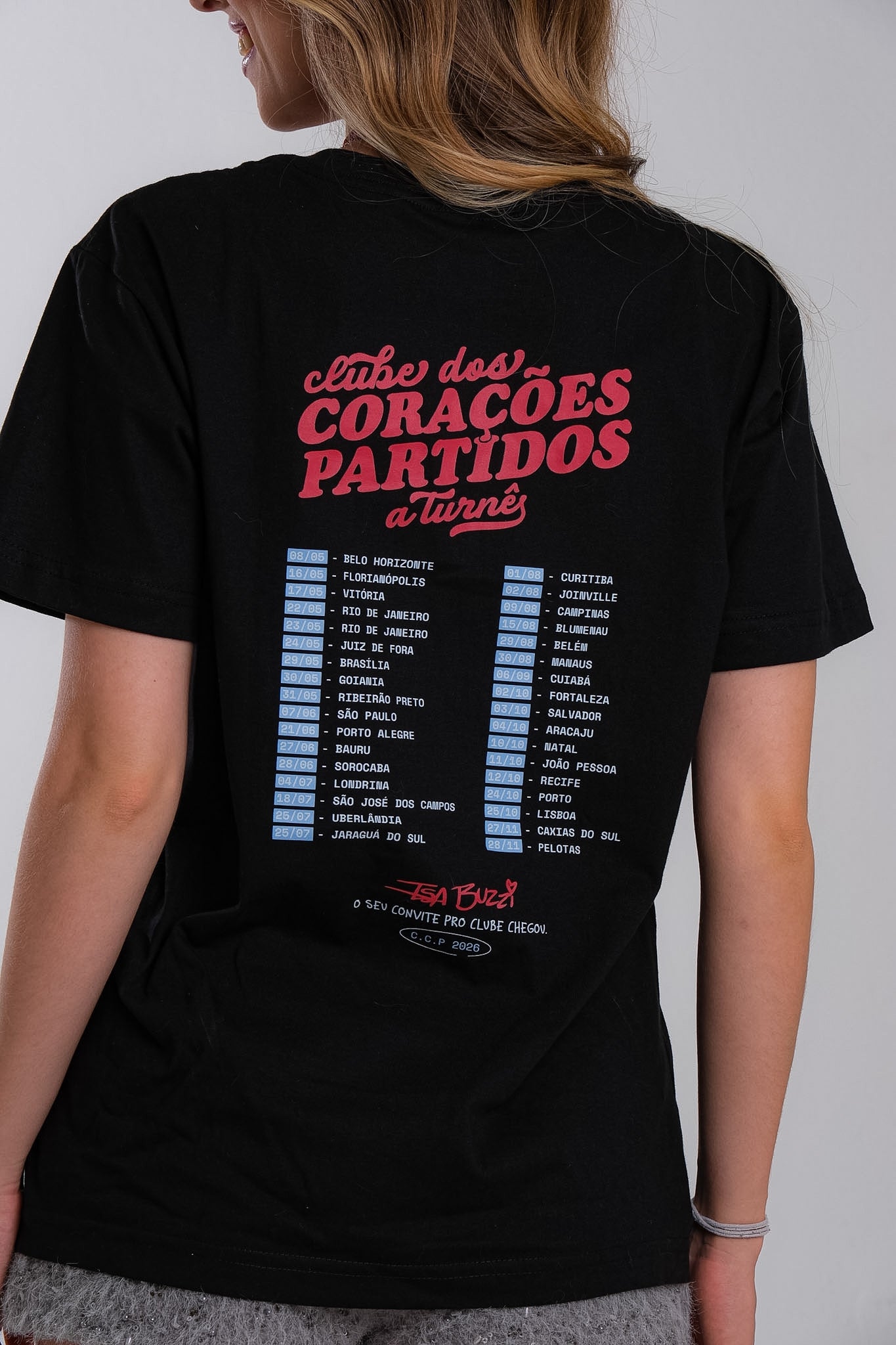 Camiseta "Olho" - Isa Buzzi - Turnê Clube dos Corações Partidos