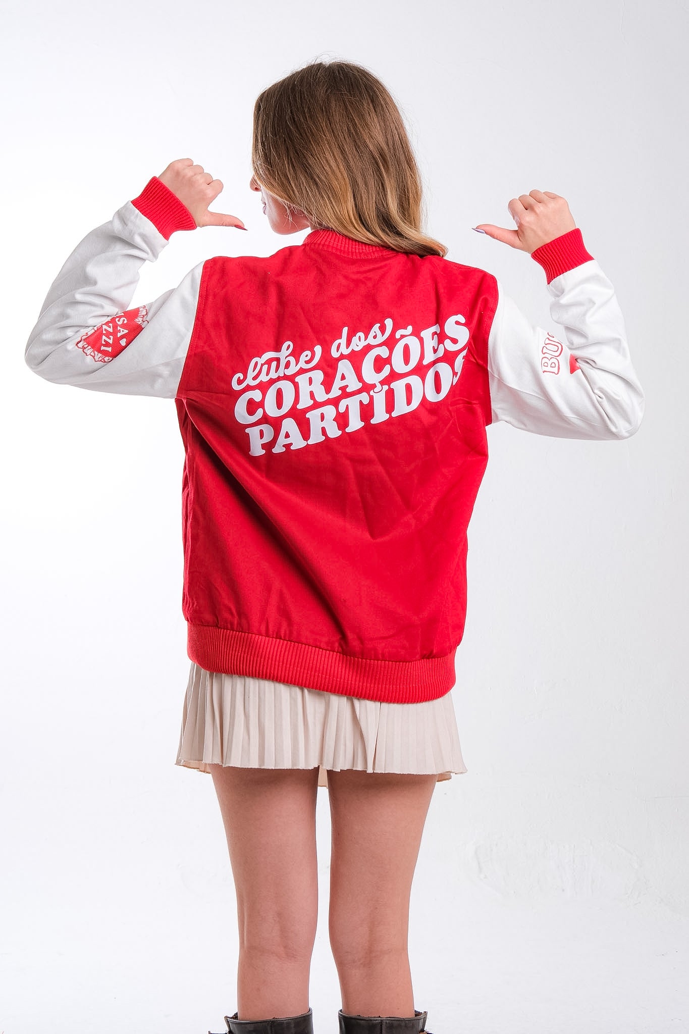 Jaqueta bomber "Clube dos Corações Partidos"